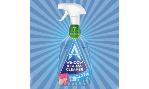 ASTONISH WINDOW&GLASS CLEANER langų ir stiklų valiklis 750 ml