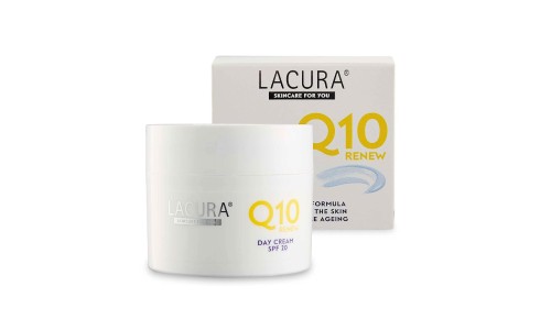 LACURA ANTI WRINKLE DAY CREAM Q10 veido kremas nuo raukšlių 50 ml