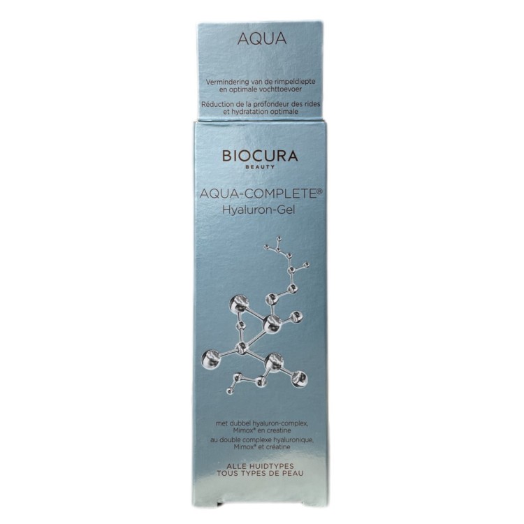 BIOCURA AQUA-COMPLETE hialurono gelis veidui 30 ml