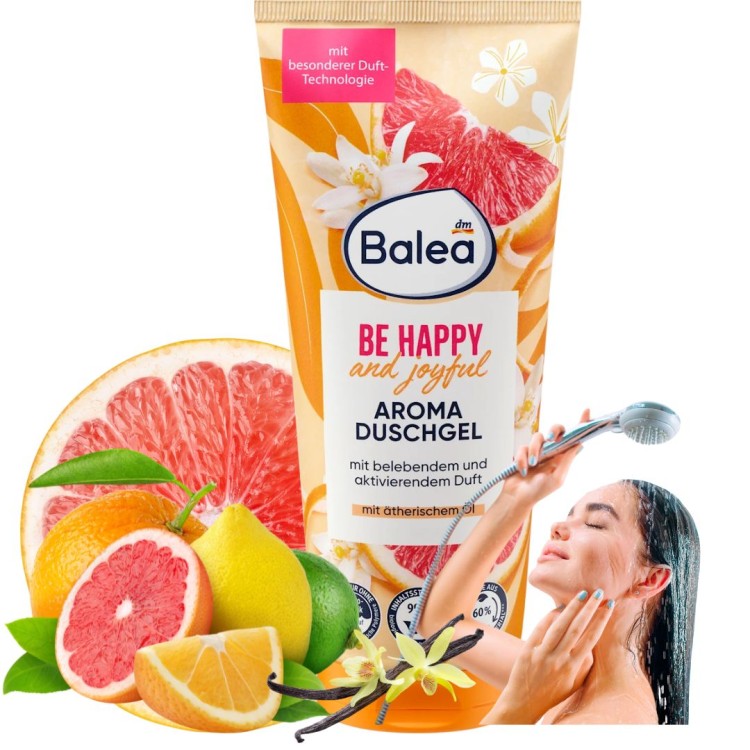 BALEA BE HAPPY AND JOYFUL dušo žėlė 200 ml