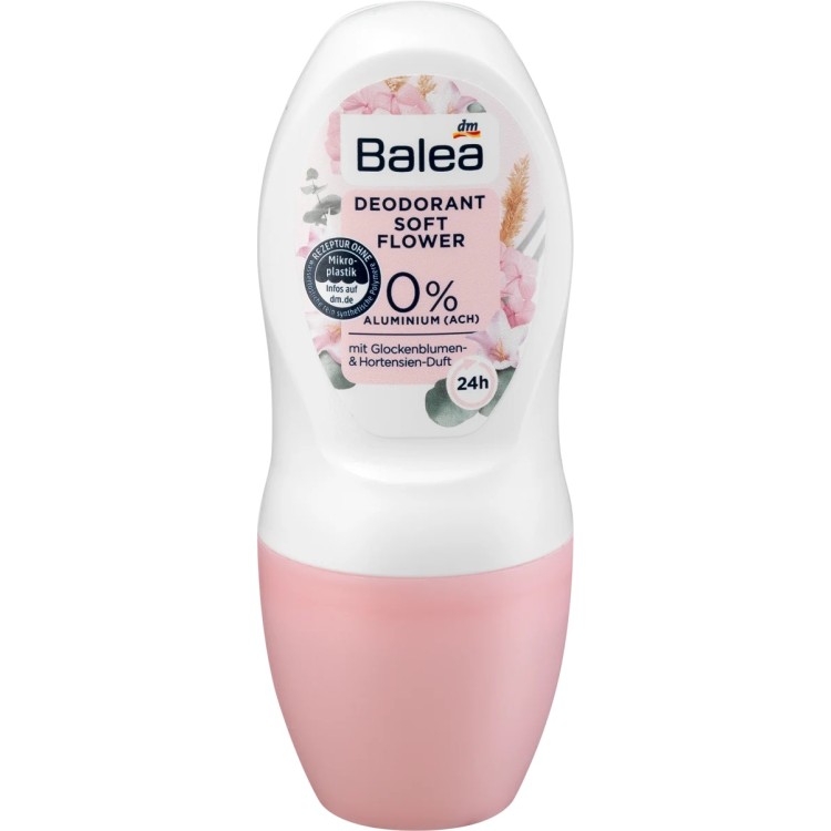 BALEA SOFT FLOWER moteriškas rutulinis dezodorantas 50 ml