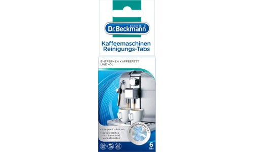 DR BECKMANN KAFFEMASCHINEN kavos aparato valymo tabletės 6 vnt