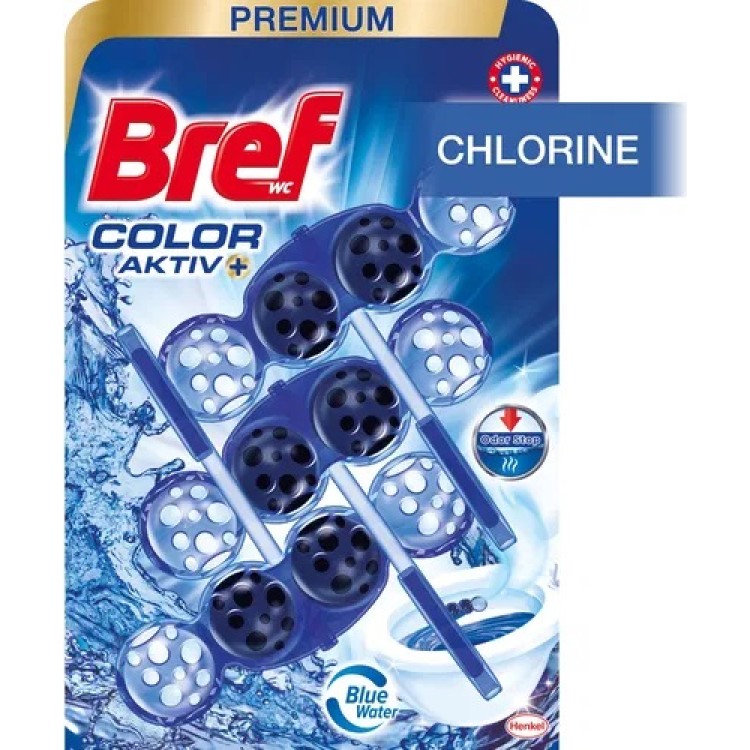 BREF AKTIV CHLORINE wc muiliukai 3 vnt