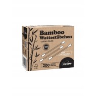 DELUXE BAMBOO WATTESTABCHEN ekologiški ausų krapštukai 200 vnt