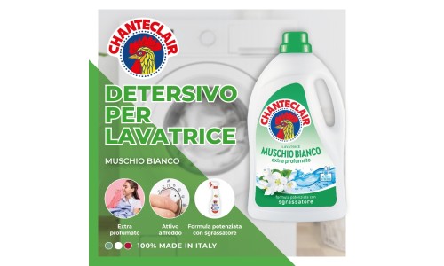 CHANTECLAIR LAVATRICE MUSCHIO BIANCO audinių skalbiklis 1,575 l