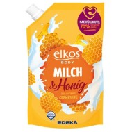 ELKOS skystas muilas su pienu ir medumi 1 l