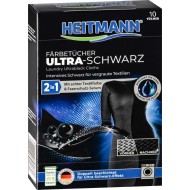 HEITMANN juodos dažomosios skalbinių servetėlės 6 vnt