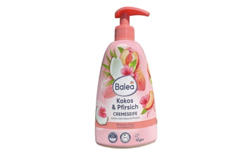 BALEA kokosų ir persikų kvapo kreminis muilas 500 ml