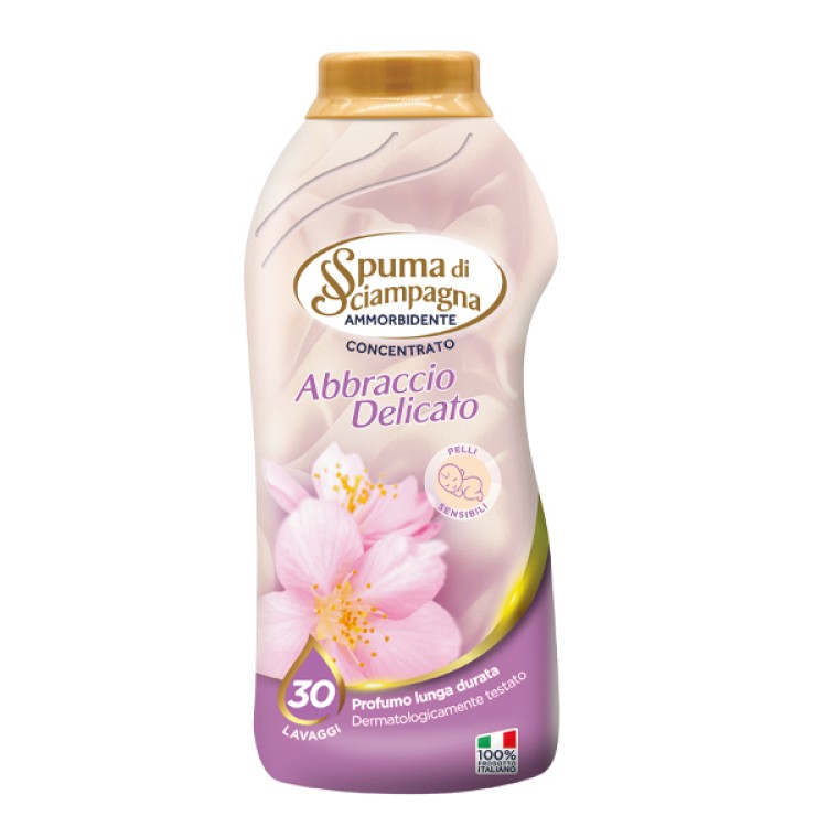 SPUMA ABBRACCIO DELICATO audinių minkštiklis jautriai odai 600 ml