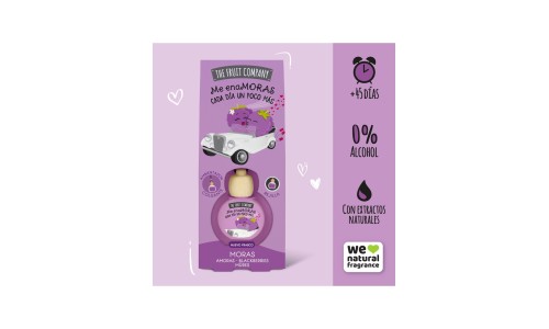 THE FRUIT COMPANY automobilių oro gaiviklis gervuogių kvapo 5 ml