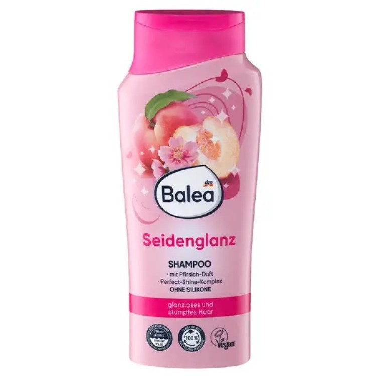 BALEA SEIDENGLANZ SHAMPO blizgesio suteikiantis plaukų šampūnas 300 ml