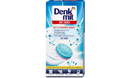 DENKMIT WC TABS tualeto tabletės 16 vnt