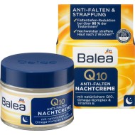 BALEA ANTI FALTEN Q10 naktinis veido kremas nuo raukšlių 50 ml