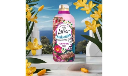 LENOR OUTDOORABLES PORTOFINO koncentruotas audinių minkštiklis 966 ml