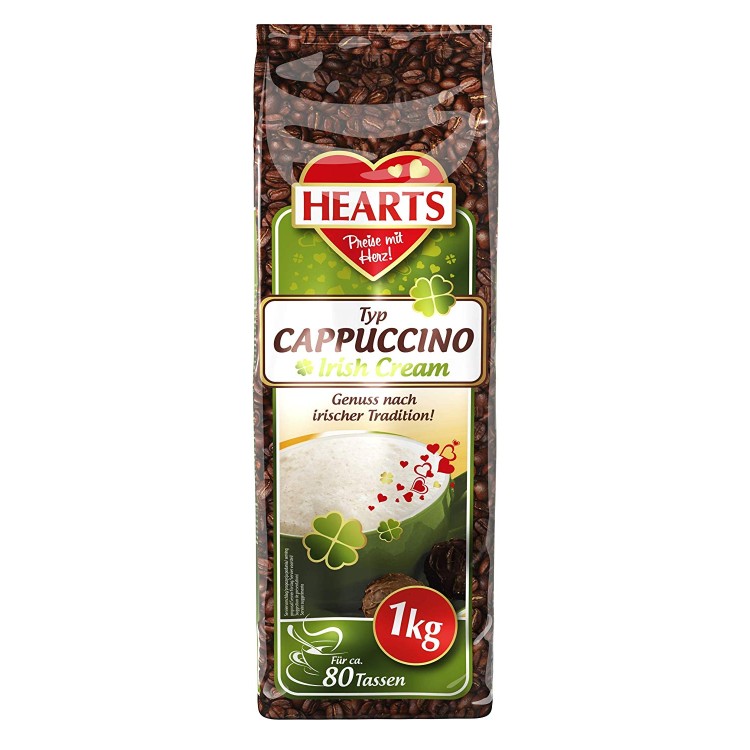 HEARTS IRISH CREAM kapučino gėrimas 1 kg