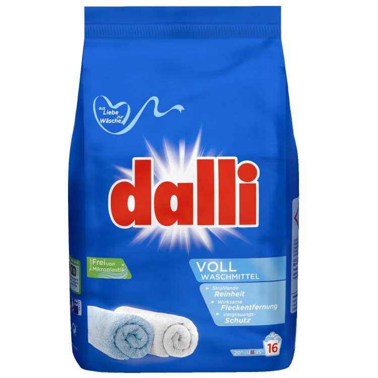 DALLI ACTIV universalūs skalbimo milteliai 1,04 kg
