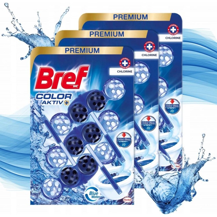 BREF AKTIV CHLORINE wc muiliukai 3 vnt
