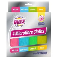 BUZZ MICROFIBRE CLOTH mikropluošto šluostės 3 vnt