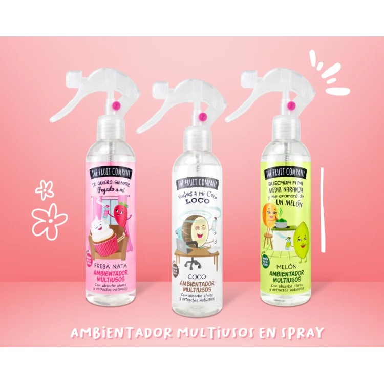 THE FRUIT COMPANY MULTI-PURPOSE SPRAY MELON purškiamas oro gaiviklis 250 ml
