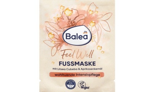 BALEA FEEL WELL FUSSMASKE pėdų kaukė 15 ml