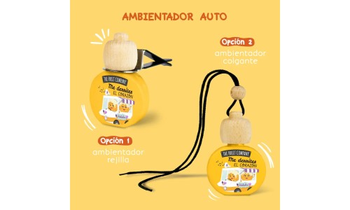 THE FRUIT COMPANY automobilių oro gaiviklis mangų kvapo 5 ml