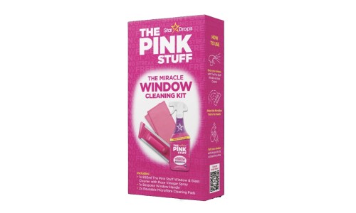 THE PINK STUFF WINDOW CLEANING KIT langų valymo rinkinys 1 vnt