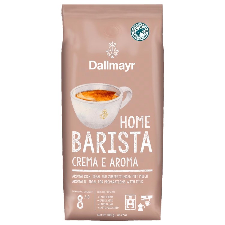 DALLMAYR CREMA E AROMA kavos pupelės 1 kg
