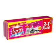 ELBOW GREASE PINK SCOURER indų plovimo kempinės 4 vnt