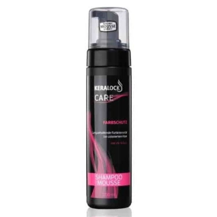 KERALOCK FARBSCHUTZ SHAMPOO MOUSSE šampūnas-putos dažytiems plaukams 200 ml