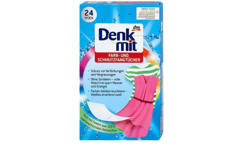 DENKMIT FARB FANGTUCHER dažų ir purvo surinkimo servetelės 24 vnt