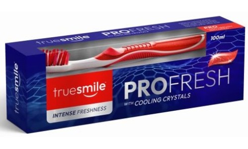 TRUESMILE INTENSE FRESHNESS dantų šepetėlis + dantų pasta 100 ml