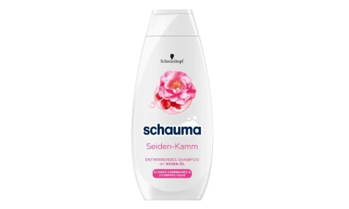 SCHAUMA SEIDEN KAMM ROSEN ÖL maitinamasis šampūnas 400 ml