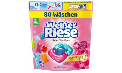 WEIBER RIESE COLOR skalbimo kapsulės spalvotiems 80 vnt