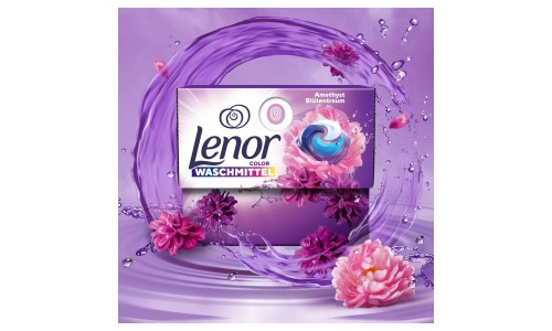 LENOR AMETHYST BLUTENTRAUM skalbimo kapsulės 10 vnt