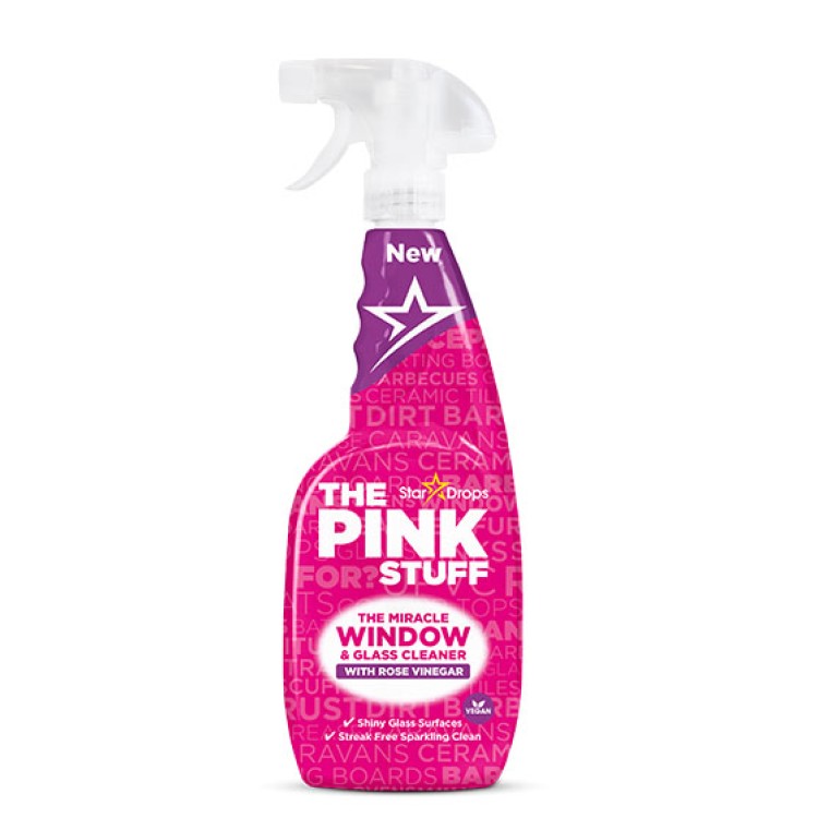 THE PINK STUFF MIRACLE purškiamas langų valiklis 750 ml