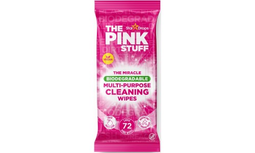 THE PINK STUFF MULTI PURPOSE WIPES universalios valymo servetėlės 72 vnt