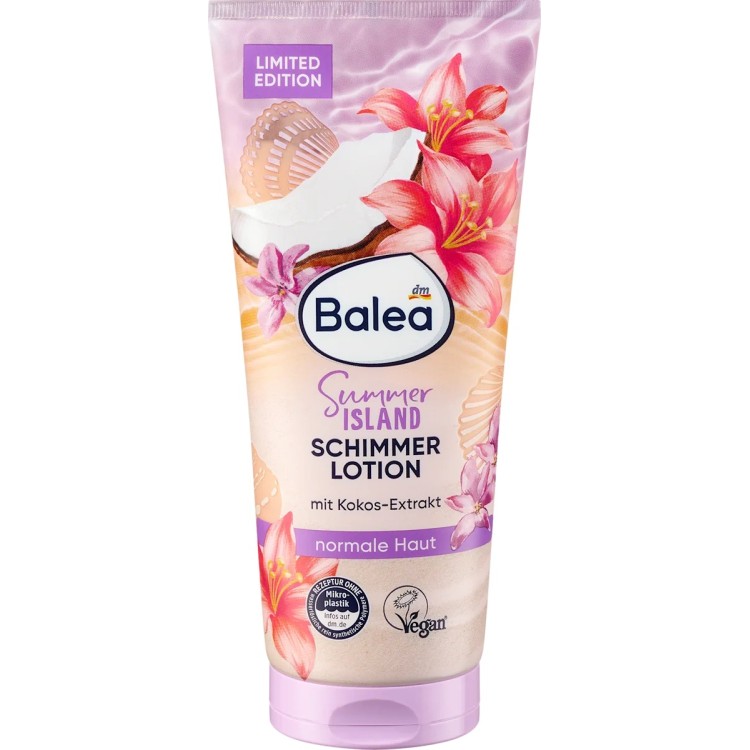BALEA SUMMER ISLAND LOTION kūno losijonas suteikiantis blizgesio 200 ml BALEA SUMMER ISLAND LOTION kūno losijonas suteikiantis blizgesio 200 ml