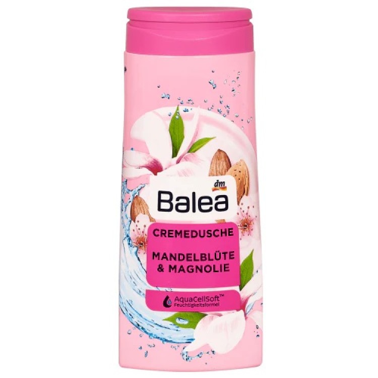 BALEA MANDELBLUTE AND MAGNOLIE kreminė dušo žėlė 300 ml BALEA MANDELBLUTE AND MAGNOLIE kreminė dušo žėlė 300 ml
