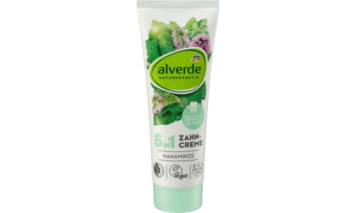 ALVERDE NATURKOSMETIK ZAHNCREME dantų pasta 75 ml