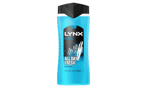 LYNX ICE CHILL dušo žėlė vyrams 225ml