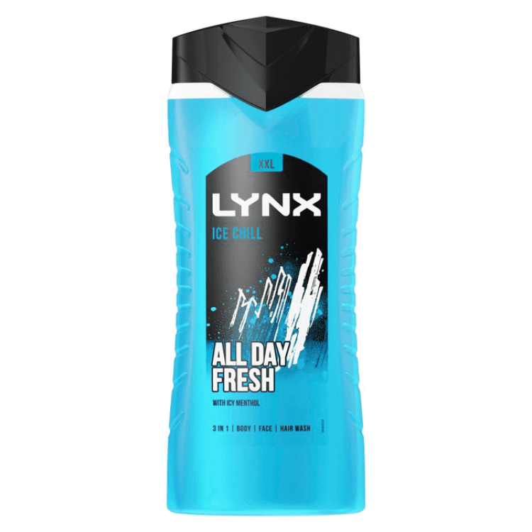 LYNX ICE CHILL dušo žėlė vyrams 225ml