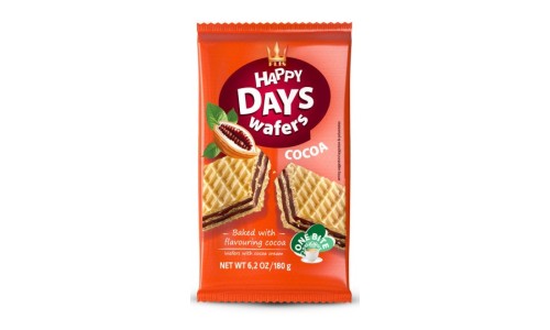 HAPPY DAY COCOA kakaviniai vafliai 180 g