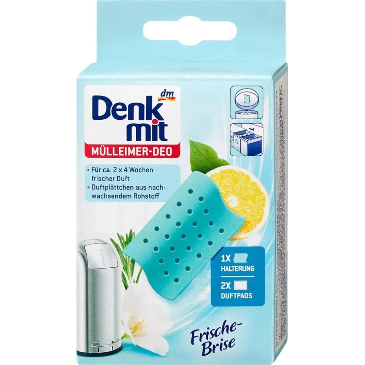 DENKMIT MULLEIMER DEO FRISCHE BRISE šiukšliadėžių gaiviklis 2 vnt