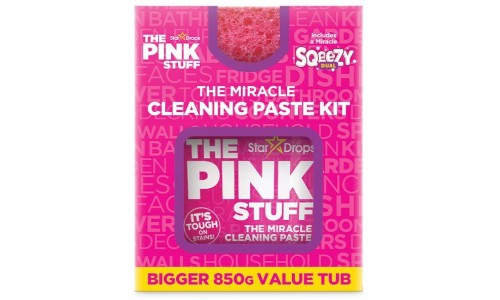 THE PINK STUFF valymo pasta su dvipuse valymo kempinėle 850 g