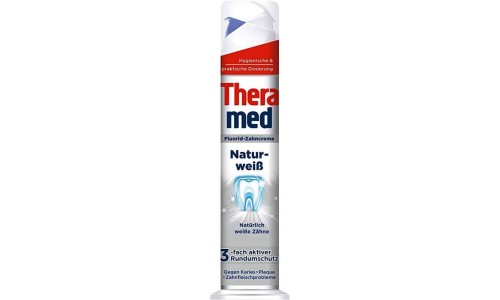 THERAMED NATUR WEISS balinanti dantų pasta 100 ml