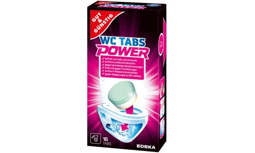 GUT GÜNSTIG WC tabletės, 16 vnt