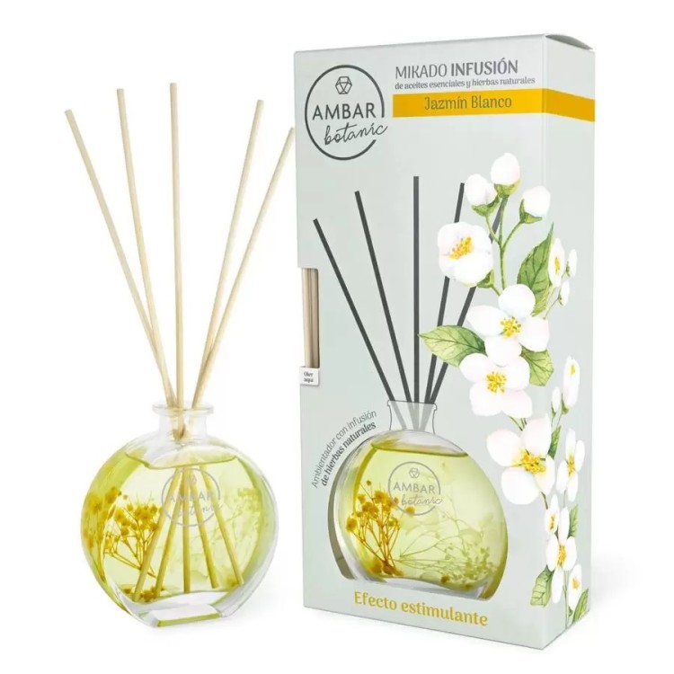 AMBAR MIKADO BOTANIC WHITE JASMINE namų kvapas 75 ml