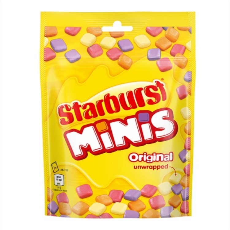 STARBURST MINIS ORIGINAL saldainiai 125 g