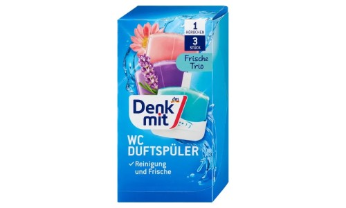 DENKMIT FRISCHE TRIO wc muiliukai 3 vnt