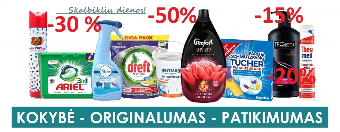 Kokybė - originalumas - patikimumas